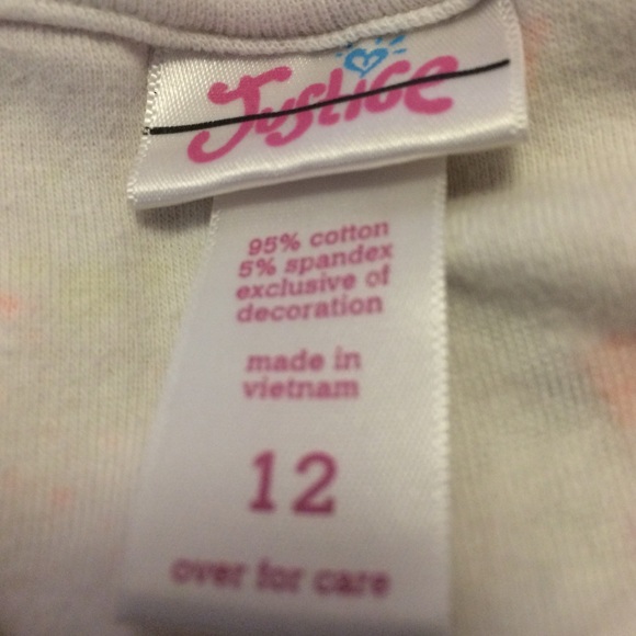 Justice Size 12 hooded long sleeve top - Picture 3 of 3